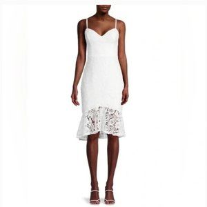 Guess White Lace Dress Size 6